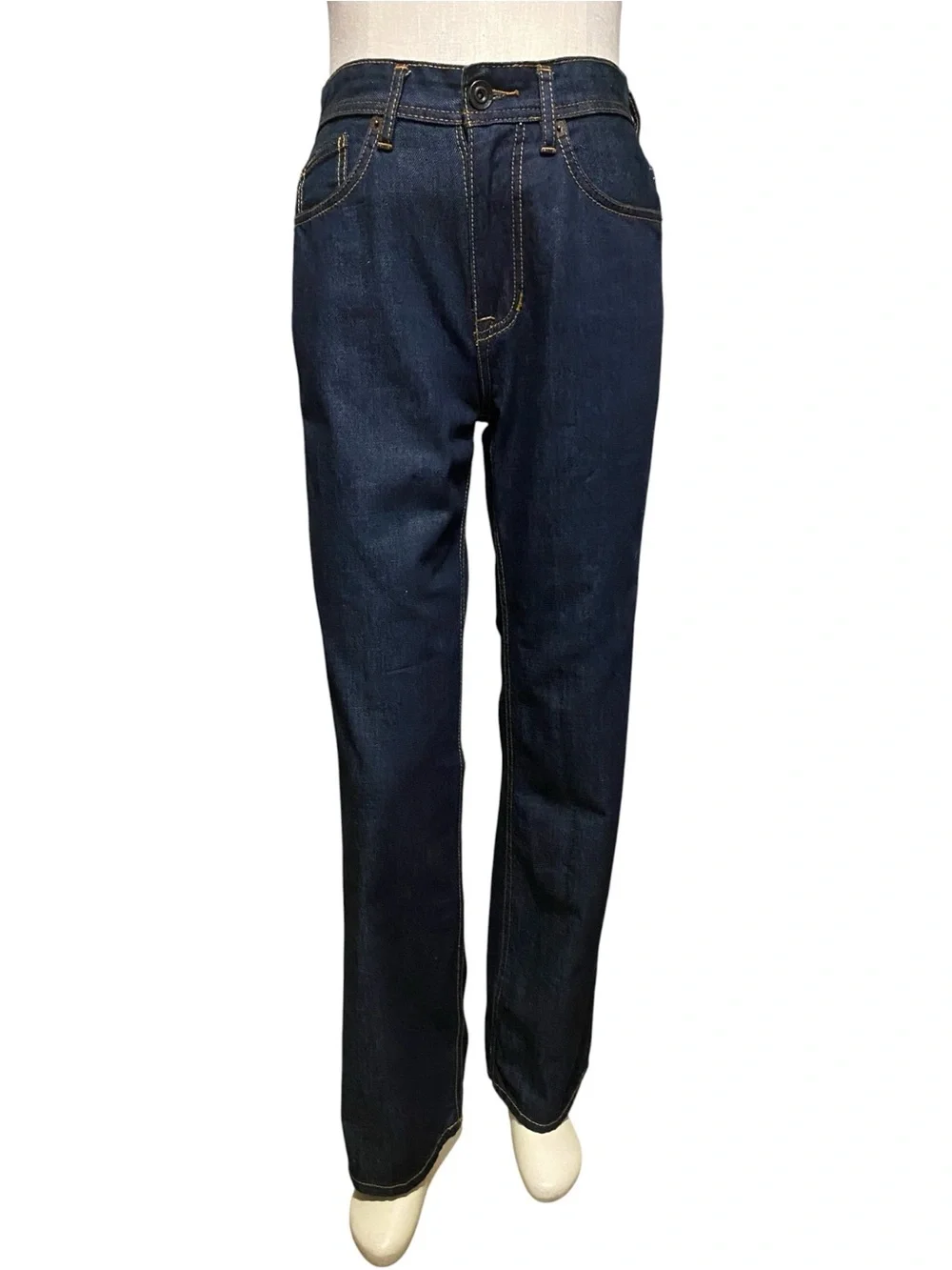 Vintage Ecko Unlimited Gold Script Embroidery Relaxed Fit Jeans Y2K Streetwear